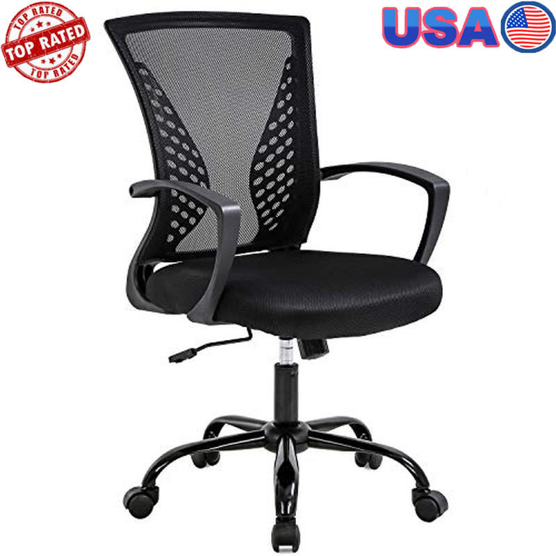 Ergonomic Mesh Office Chair W/ Lumbar Support Adjustable Armrest Rolling Swivel