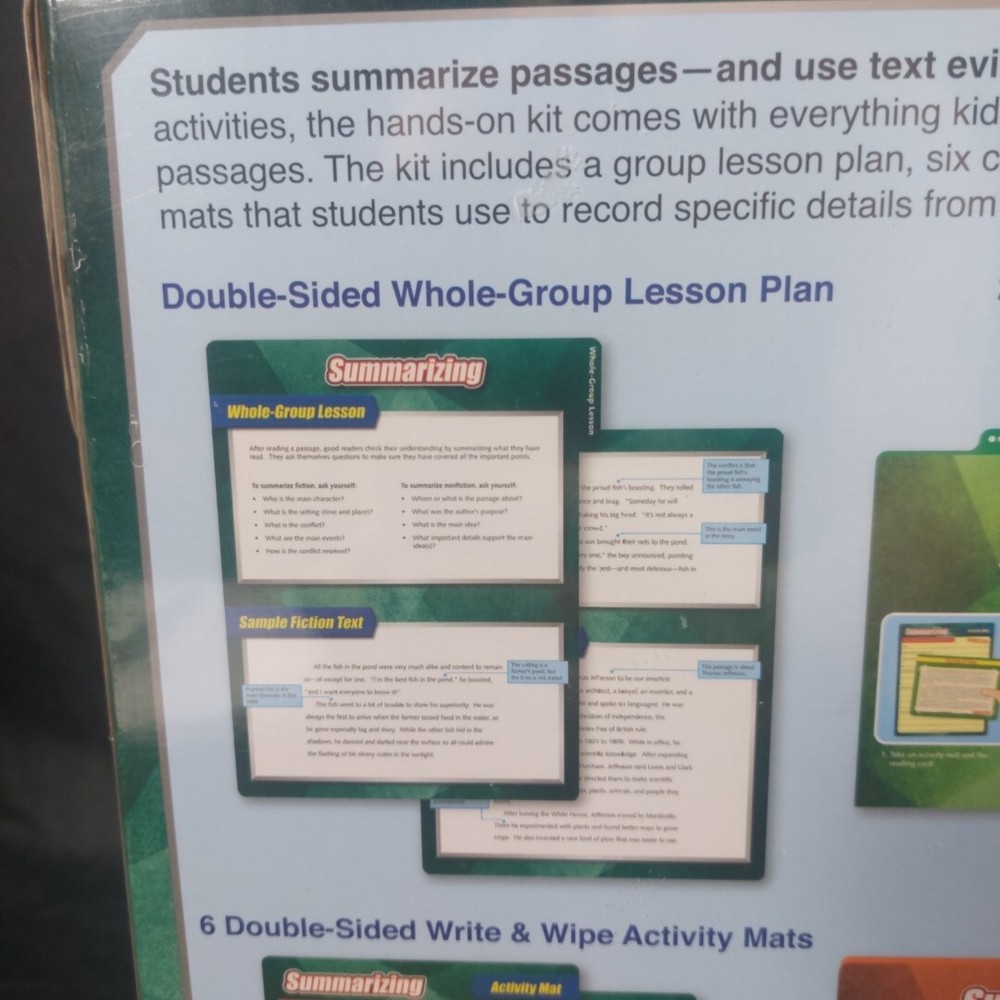 Lakeshore Finding Evidence Comprehension Kit Grades summarizing Grades 4-5