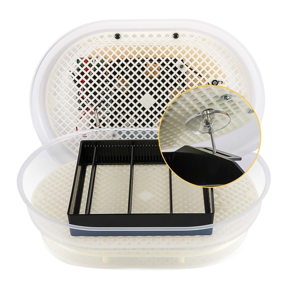 Mini Egg Incubators for Hatching Eggs, with Automatic Egg Turning, 9-12 Eggs ...