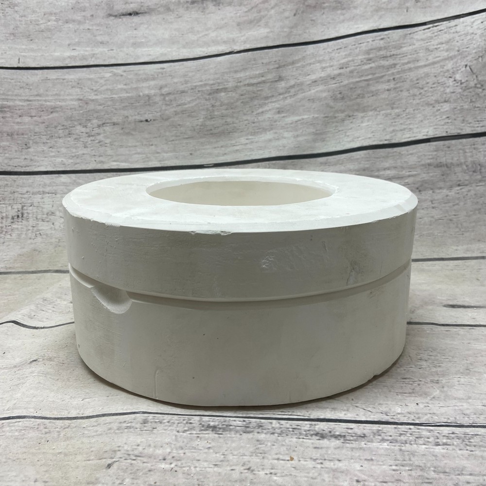 Vintage Unbranded Ceramic Casting Mold Oval Base