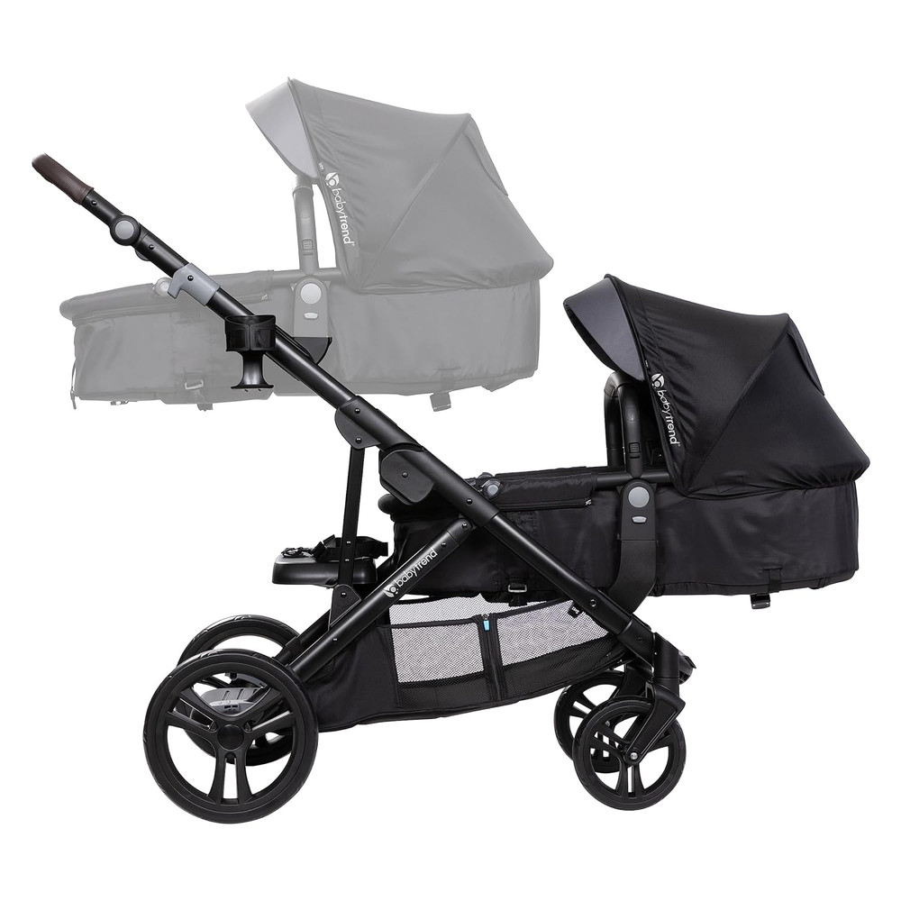 Morph Dash Black Single to Double Stroller Second Seat Attachment