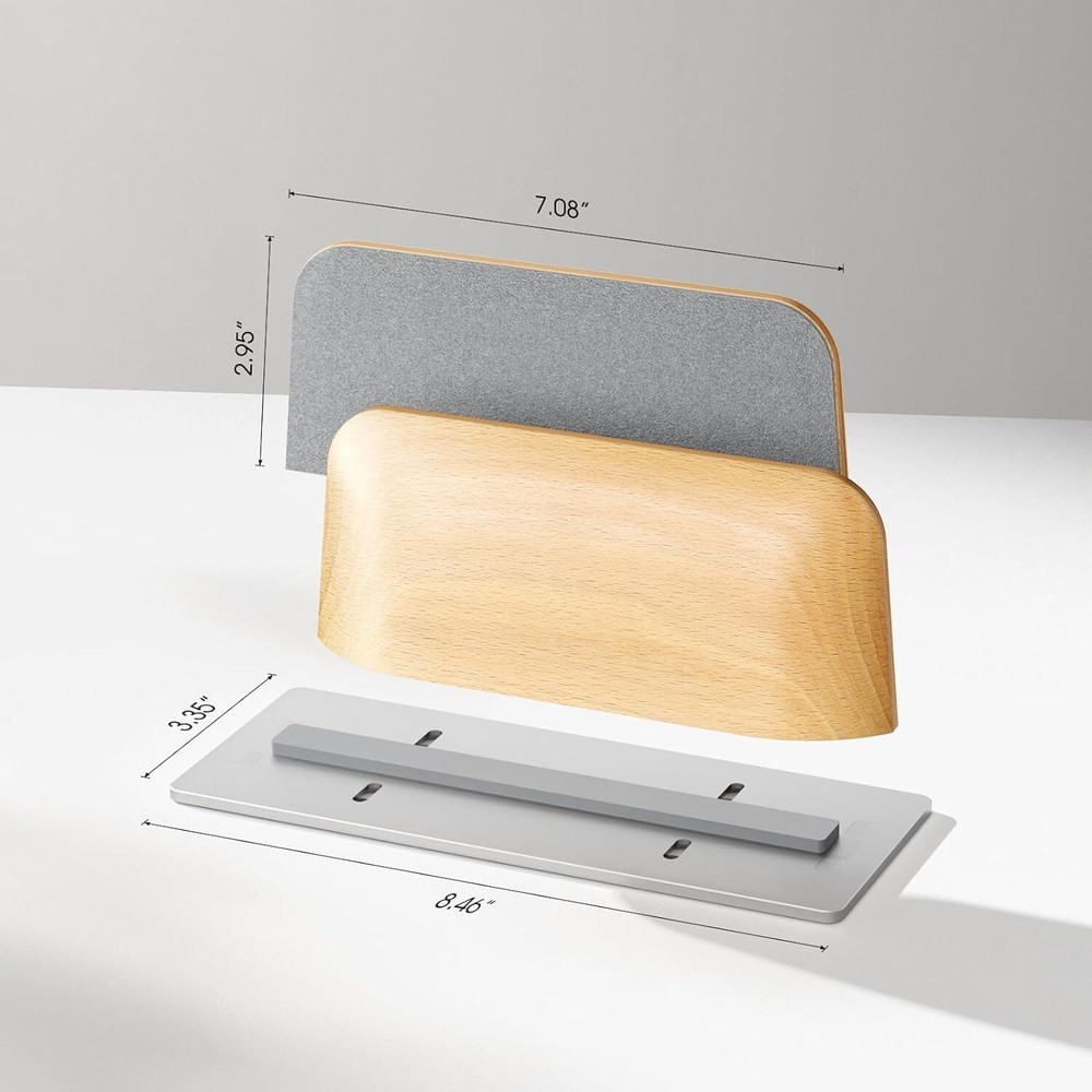 Double fixed bracket portable vertical Laptop Holder stand