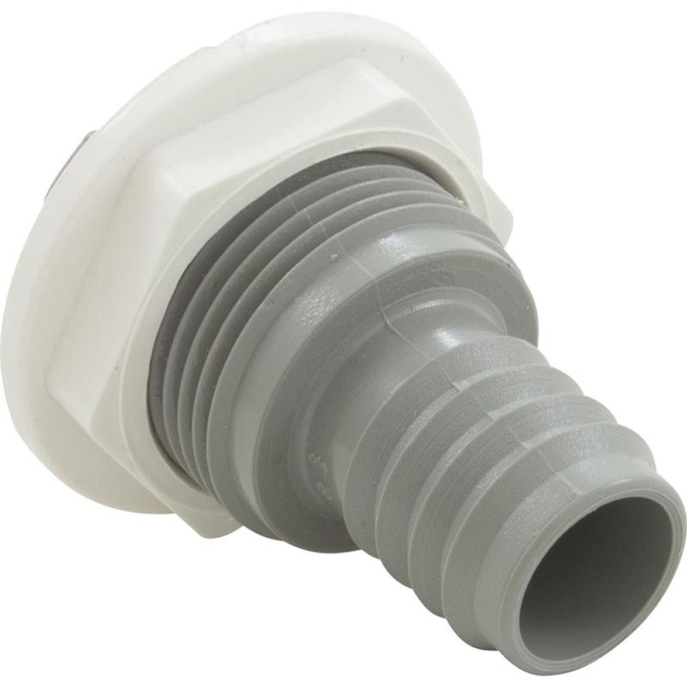 Bulkhead Fitting, Waterway, 3/4"b, Swirl, Gray
