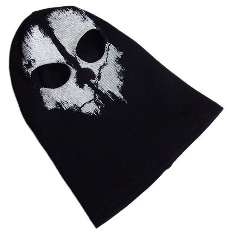 COD 19 : MW2 Ghost Logan's Skull Mask Balaclava Cosplay