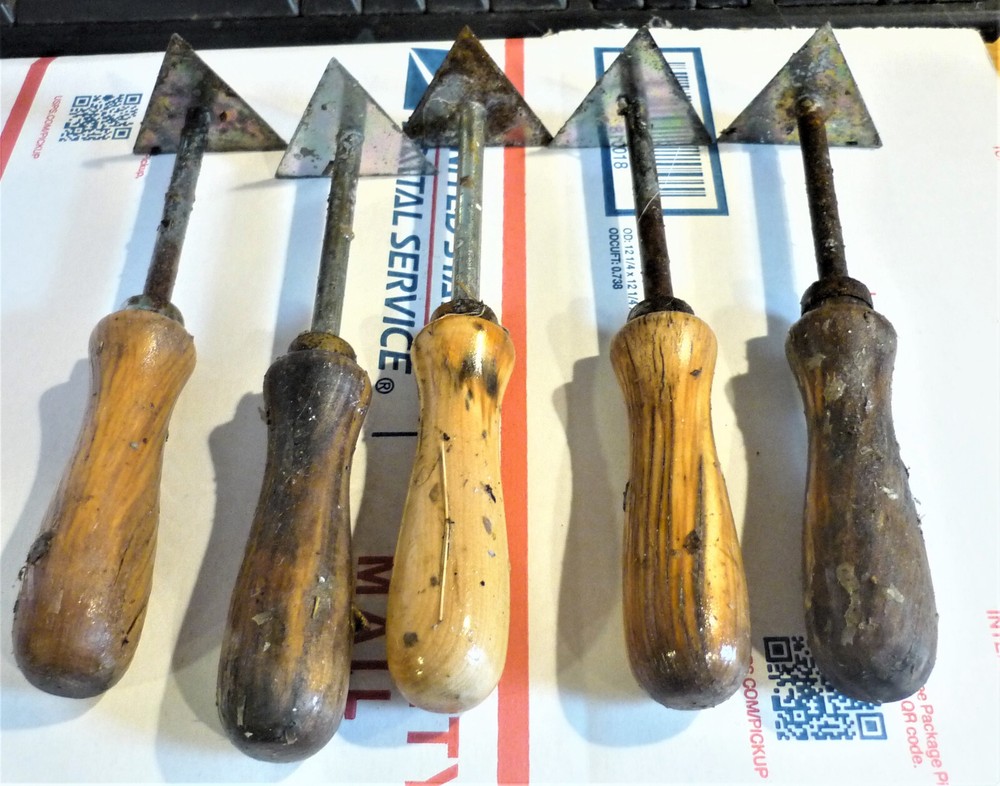 10 Items-Hide Fleshing Scraper-Triangle-Tool-Multi-Purpose-MUST SEE- LOT