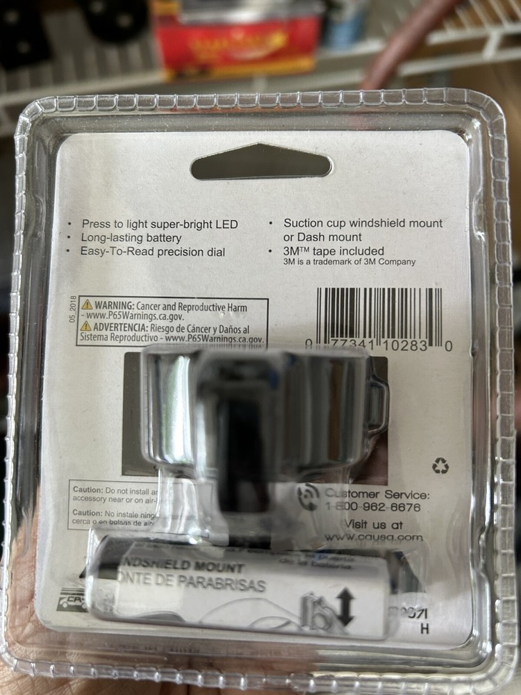 LIGHTED Comodis COMPASS BLUE LED LGHTED Battery included TRY MS S