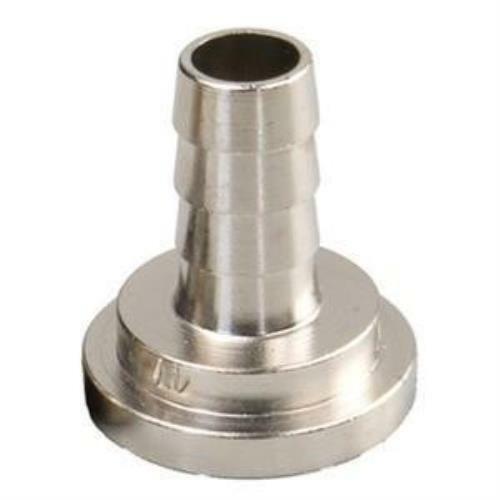 Chrome Plated Brass Tailpiece 5/8" Barb (Fits 1/2" Hose ID)