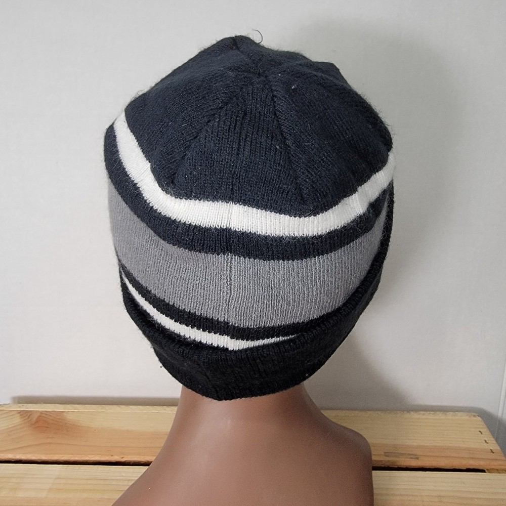 Nike Youth Black & Grey Knit Beanie