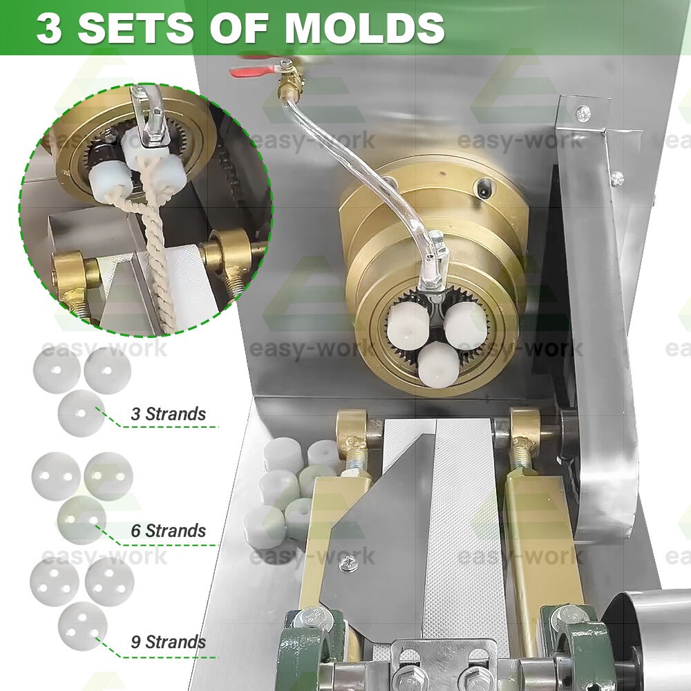 Automatic Extruder Fried Dough Twist Machine Bread Twisting Stick Rolling Cut