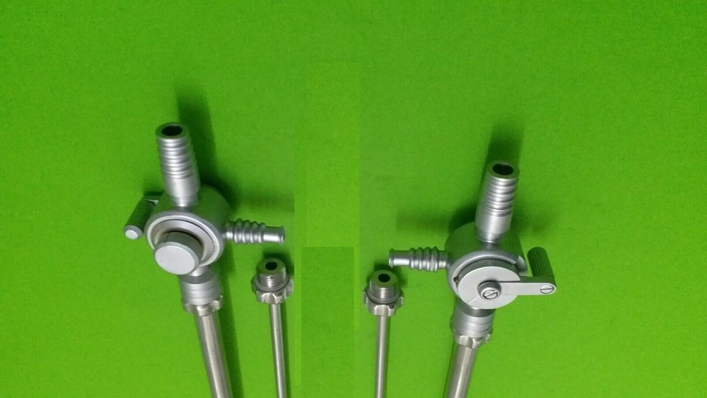 2 Pcs Suction Irrigation 10 x 330mm Laparoscopic Endoscopy Surgical Instruments