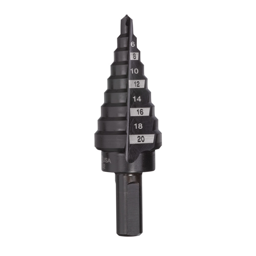 Milwaukee 48-89-9320 4-20 mm. - 9 Hole Size Step Drill Bit