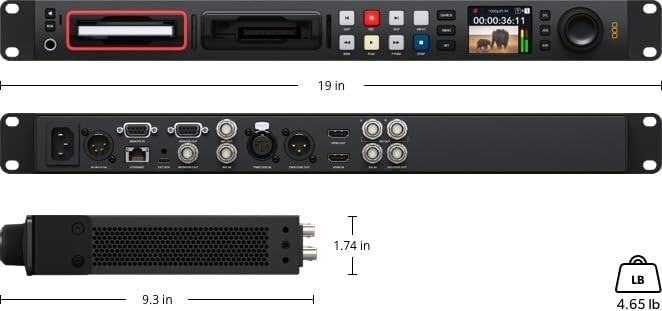 Blackmagic Design HyperDeck Studio HD Pro Recorder (BMD-HYPERD-ST-DFHP)