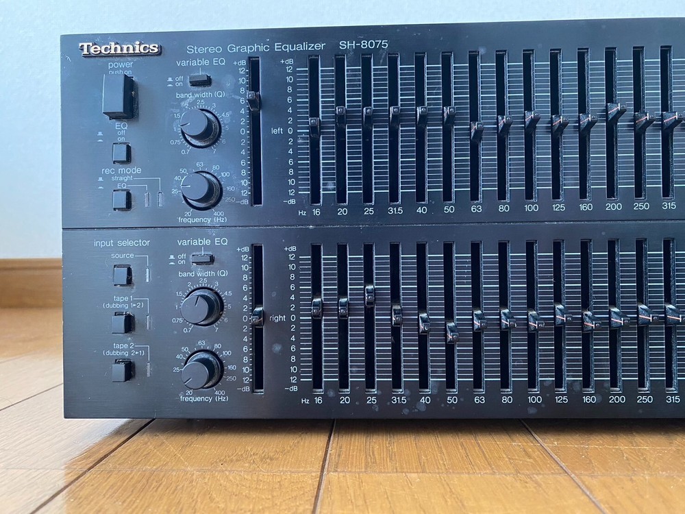 Technics SH-8075 Stereo Graphic Equalizer Tested Free Shipping