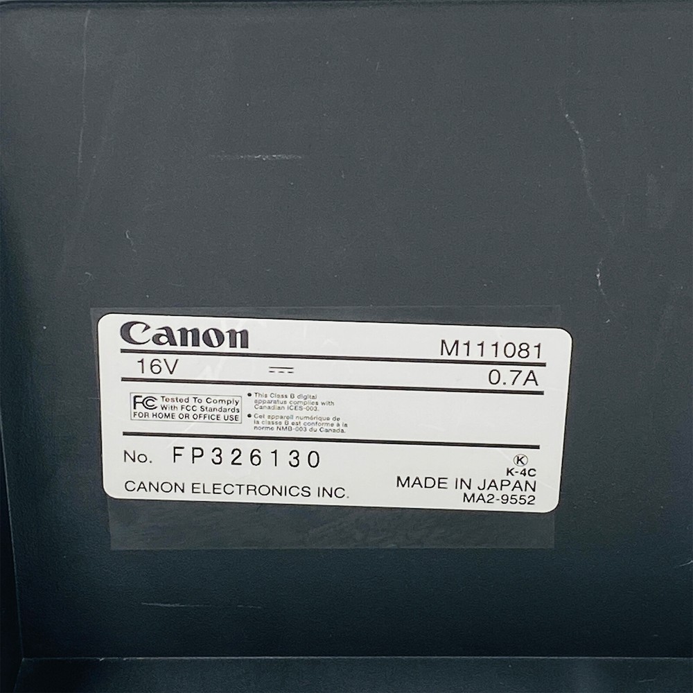 Canon ImageFORMULA DR-C125 Duplex Color Document Scanner w/AC Adapter GRADE A!
