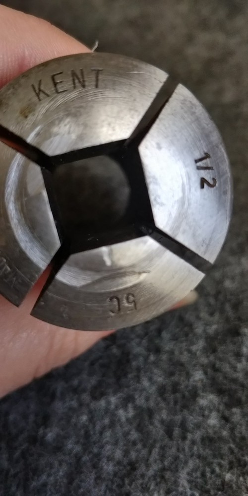 KENT 5C 1/2 square collet, ID & OD threads made in Germany