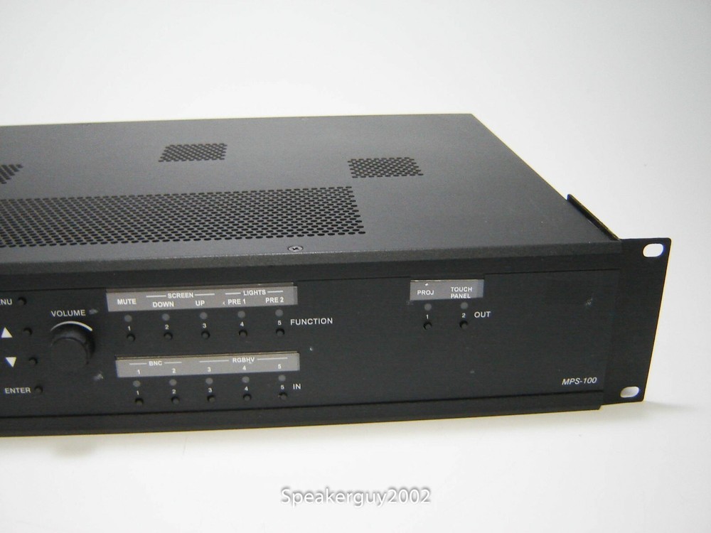 Rack Mountable Crestron MPS-100 / Multimedia Presentation System / 4240309 -- CC