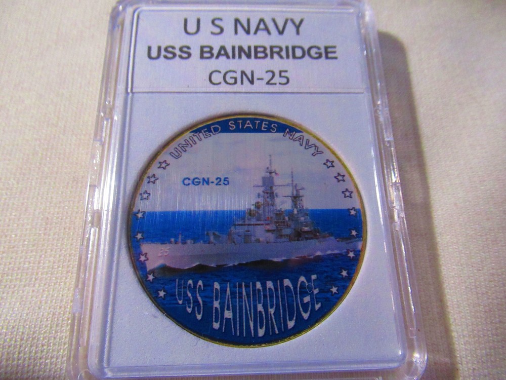 US NAVY - USS Bainbridge (CGN-25) Challenge Coin