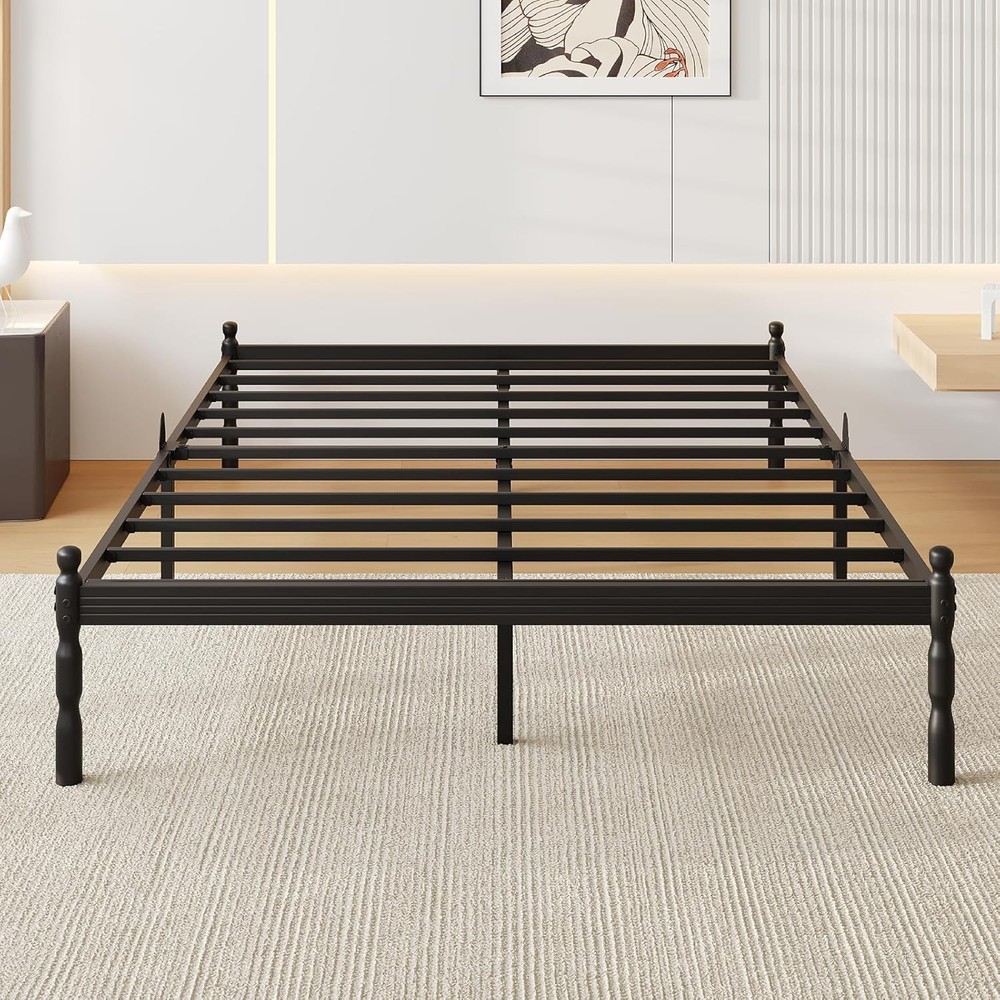 18 Inch Full Size Bed Frame Metal Platform Bed Frame Full Size No Box Spring