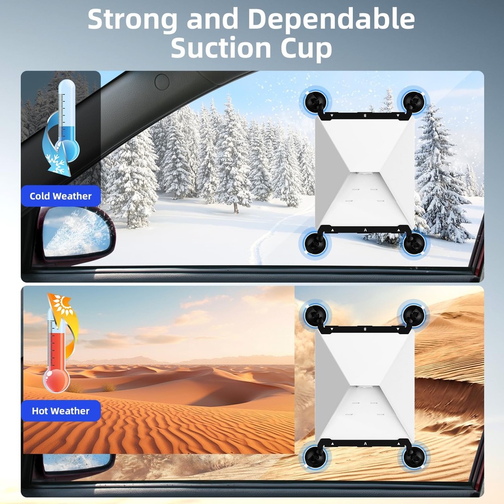 Starlink Mini Suction Cup Mount, Enhanced Suction Cup Design, Easy to Install...