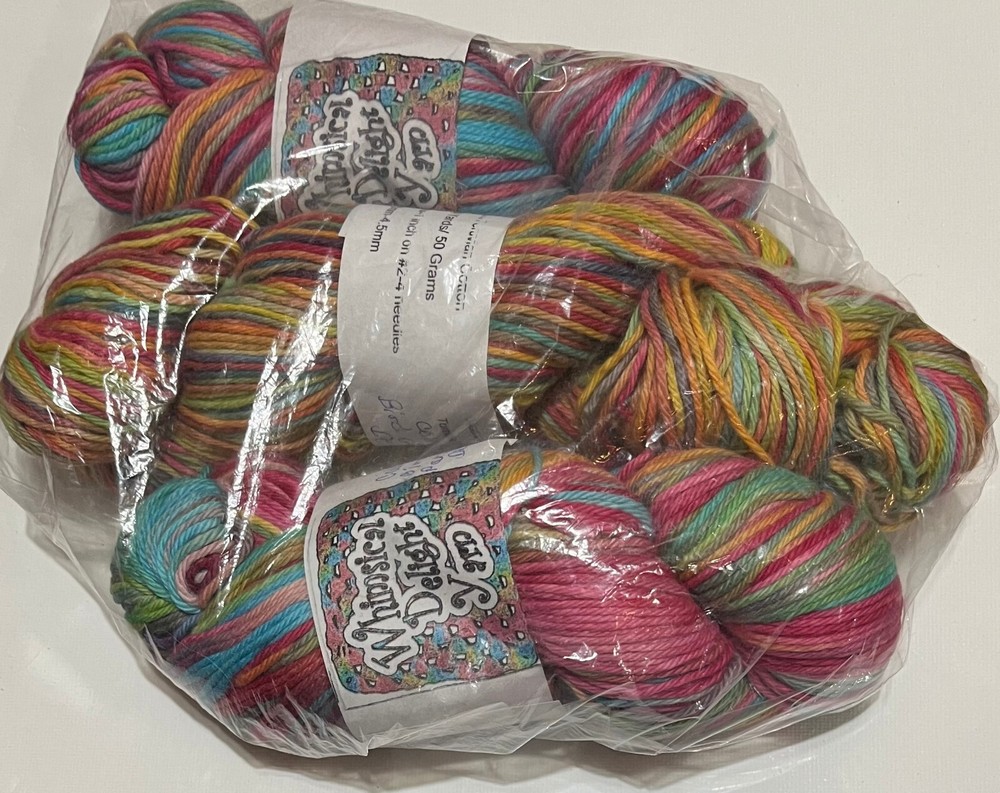 Hand-dyed Yarn Peruvian Cotton Amazon Sunset
