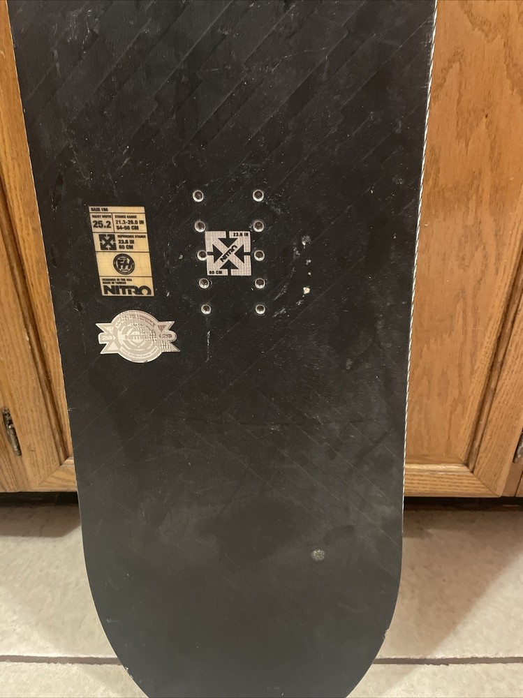 NITRO Haze 156 Reference Stance 23.6” Snow Board , Used Good Condition