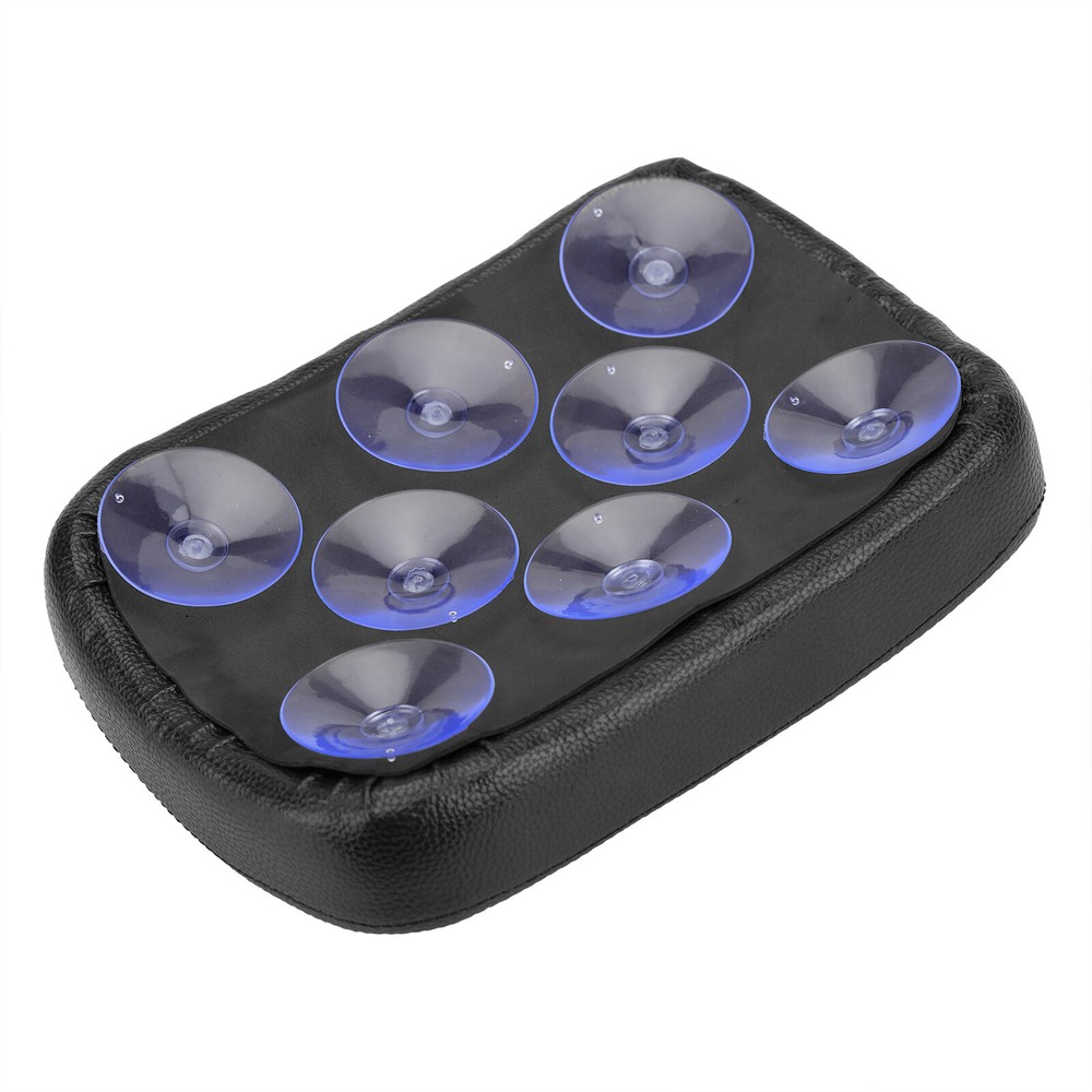 Motorcycle Rectangular Pillion Passenger Pad Seat 8 Suction Cup Pad For Harley