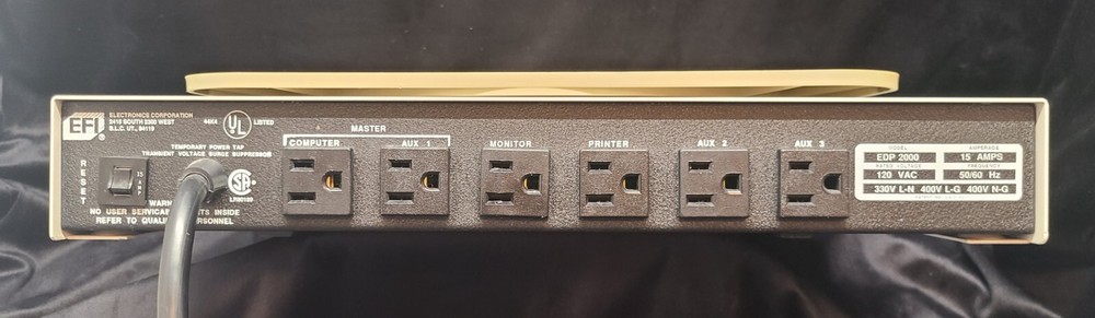 EFI EDP 2000 Power Control Center– TESTED – 120V 15A – Clean & Working