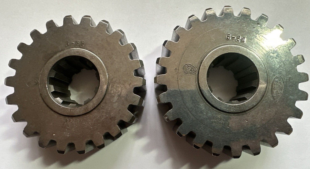 Set 6 REM Polished Quarter Master Steel Quick Change Gear 10 Spline