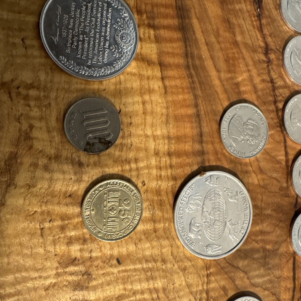 Vintage Assorted Gas Station Coins