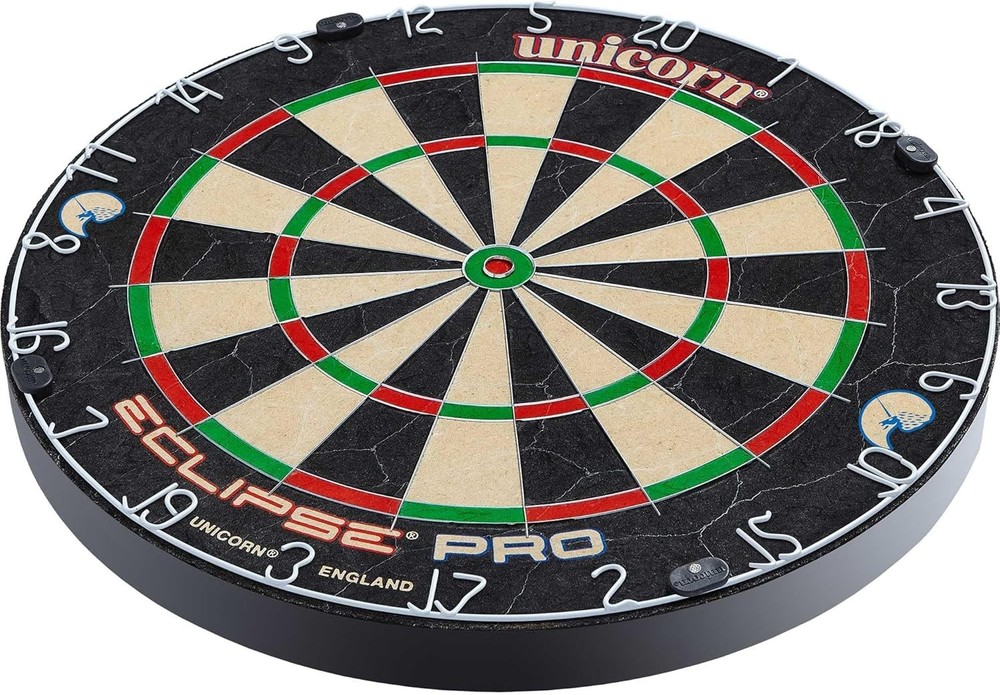 Eclipse Pro Dart Board With Ultra Slim Segmentation For Increased Scoring NEW