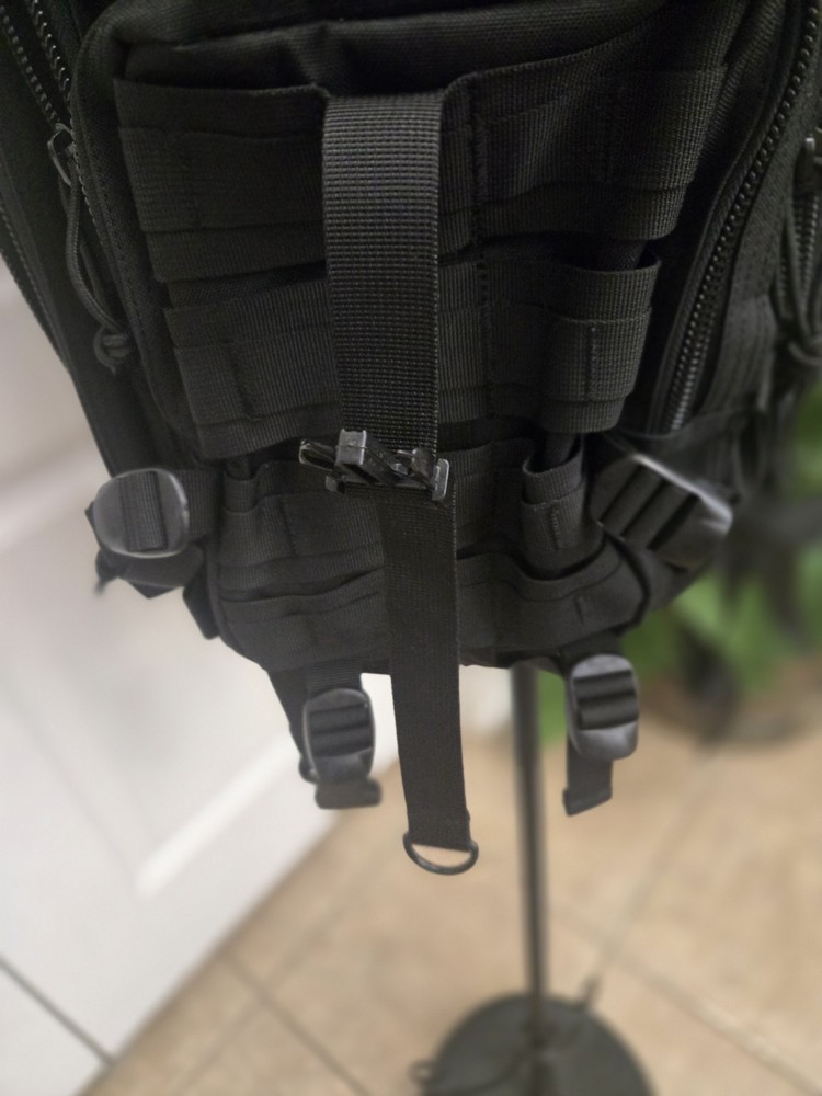 Tactical Backpack Military Series Heavy-duty Black MULTIPLE COMPARTMENT