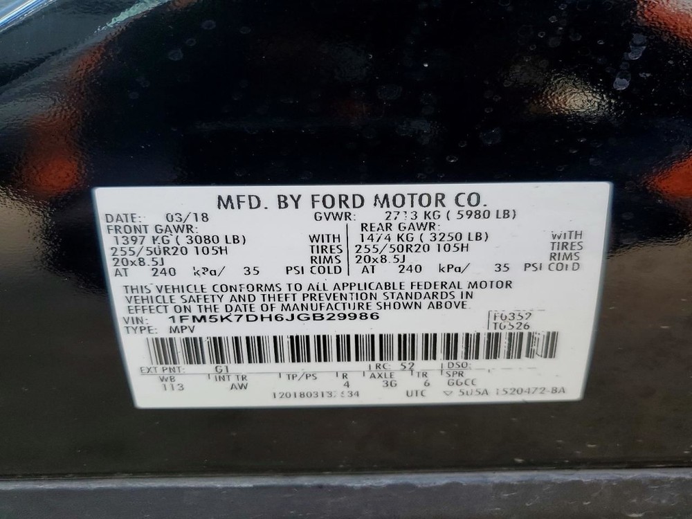 CONTROL PANEL OEM 18-19 FORD EXPLORER 1YR WRNTY