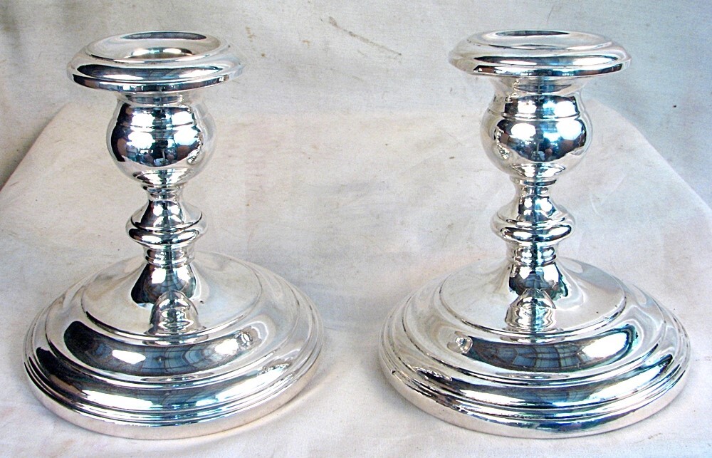 GORHAM CANDLESTICKS STERLING SILVER PAIR c.1930'S