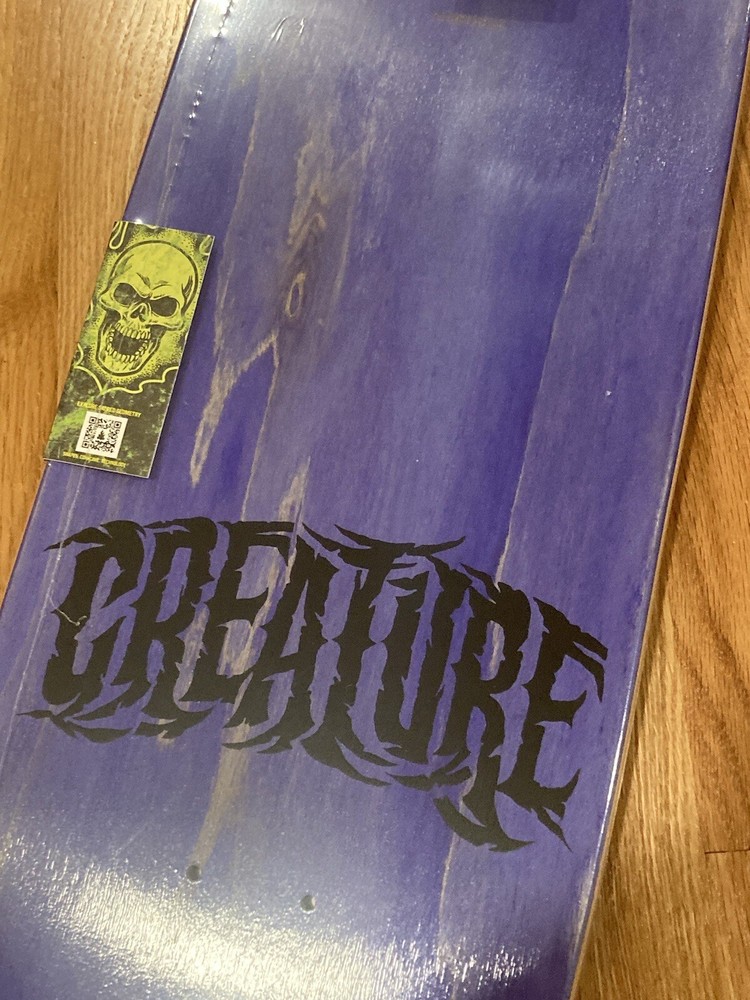 NEW 2024 SAM HITZ Signed Autographed CREATURE Battle Gate Pro Skateboard Deck