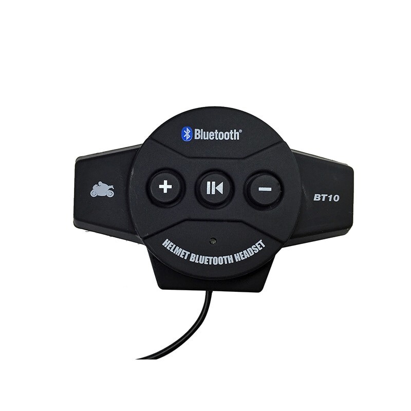 Bluetooth Motorcycle Helmet Interphone Intercom Headset Wireless with Microphone