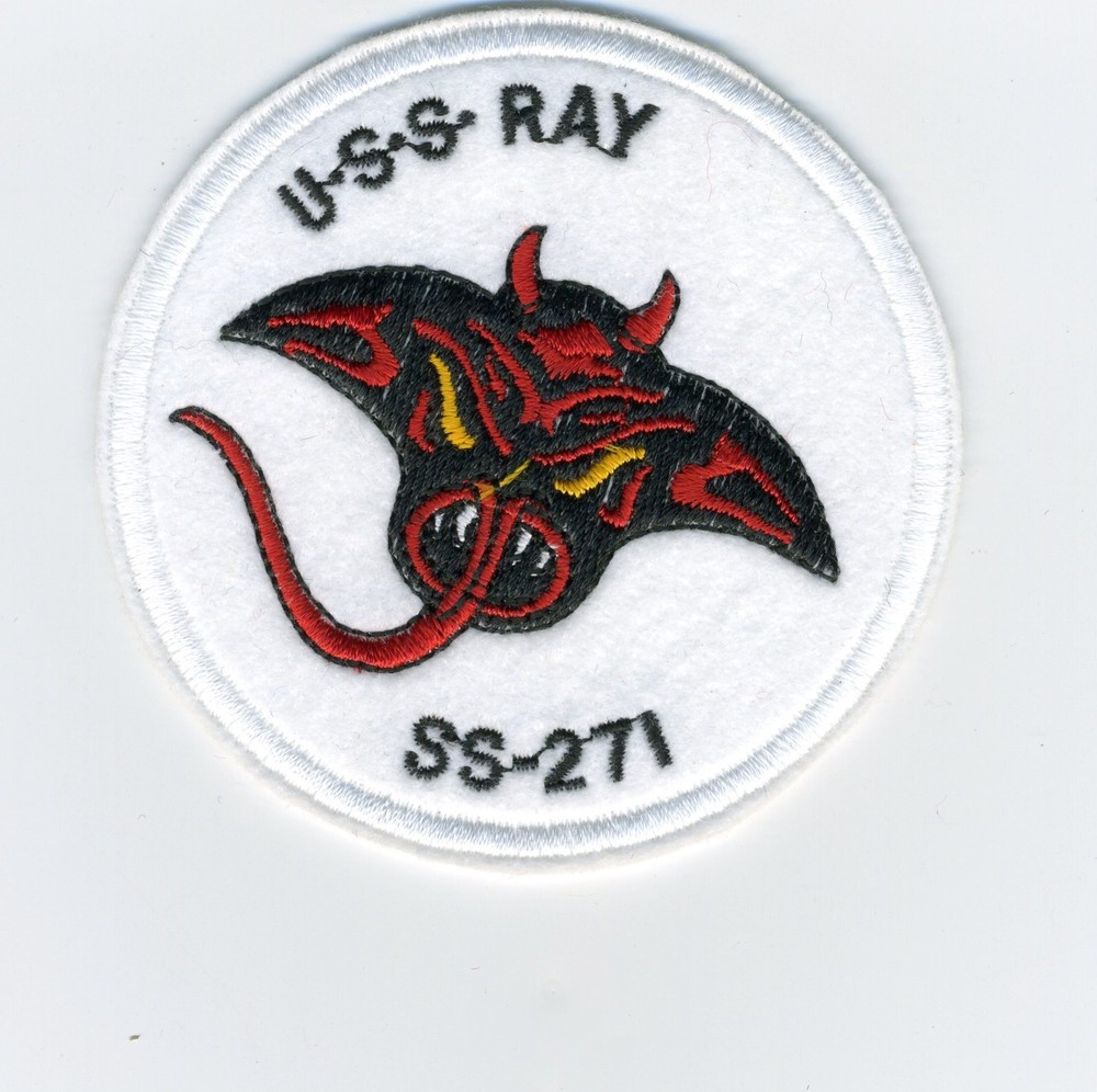 USS Ray SS 271- Submarine - BC Patch Cat no. C5696