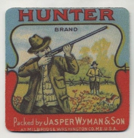 Hunter Brand Clam Label Beverage Coaster - 1908
