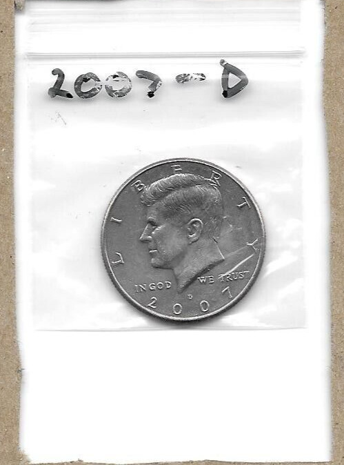 2007-D  Kennedy Half Dollar.