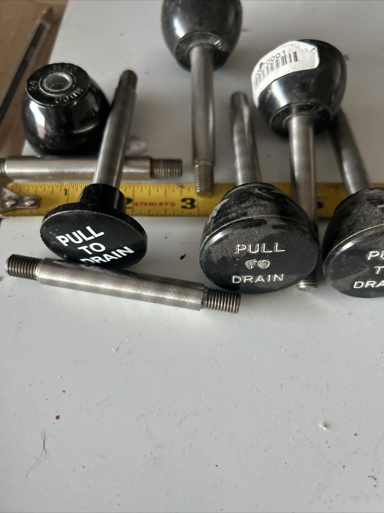 Pull To Drain Knobs 727004 With Shaft 2-1/2" handle length