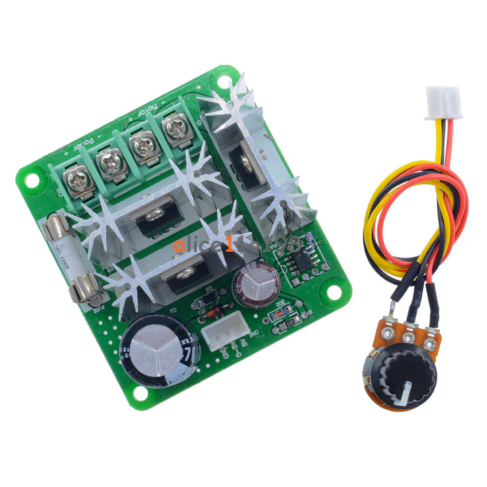 6-90V 15A DC Motor Speed Controller Pulse Width PWM Speed Regulator Switch