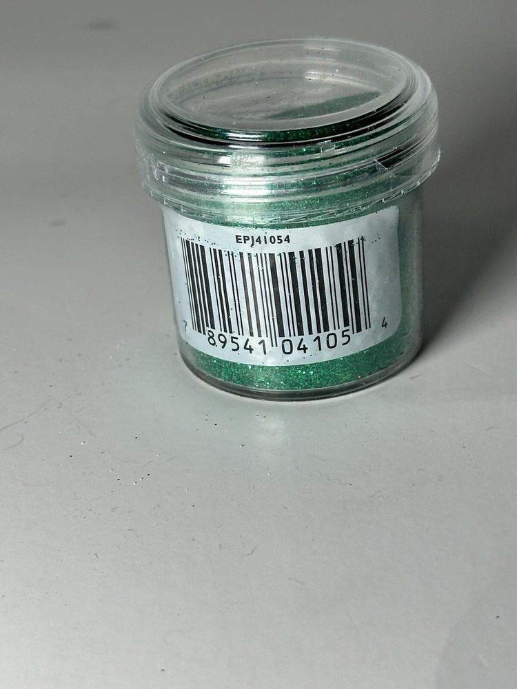 Embossing Powder Green Tinsel