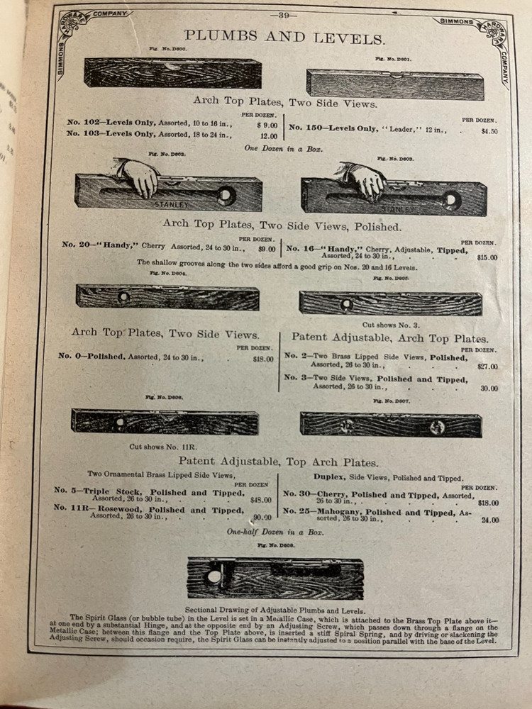 Vintage Simmons Hardware Co. Condensed Reference Catalogue-Tools-Machinery-VG