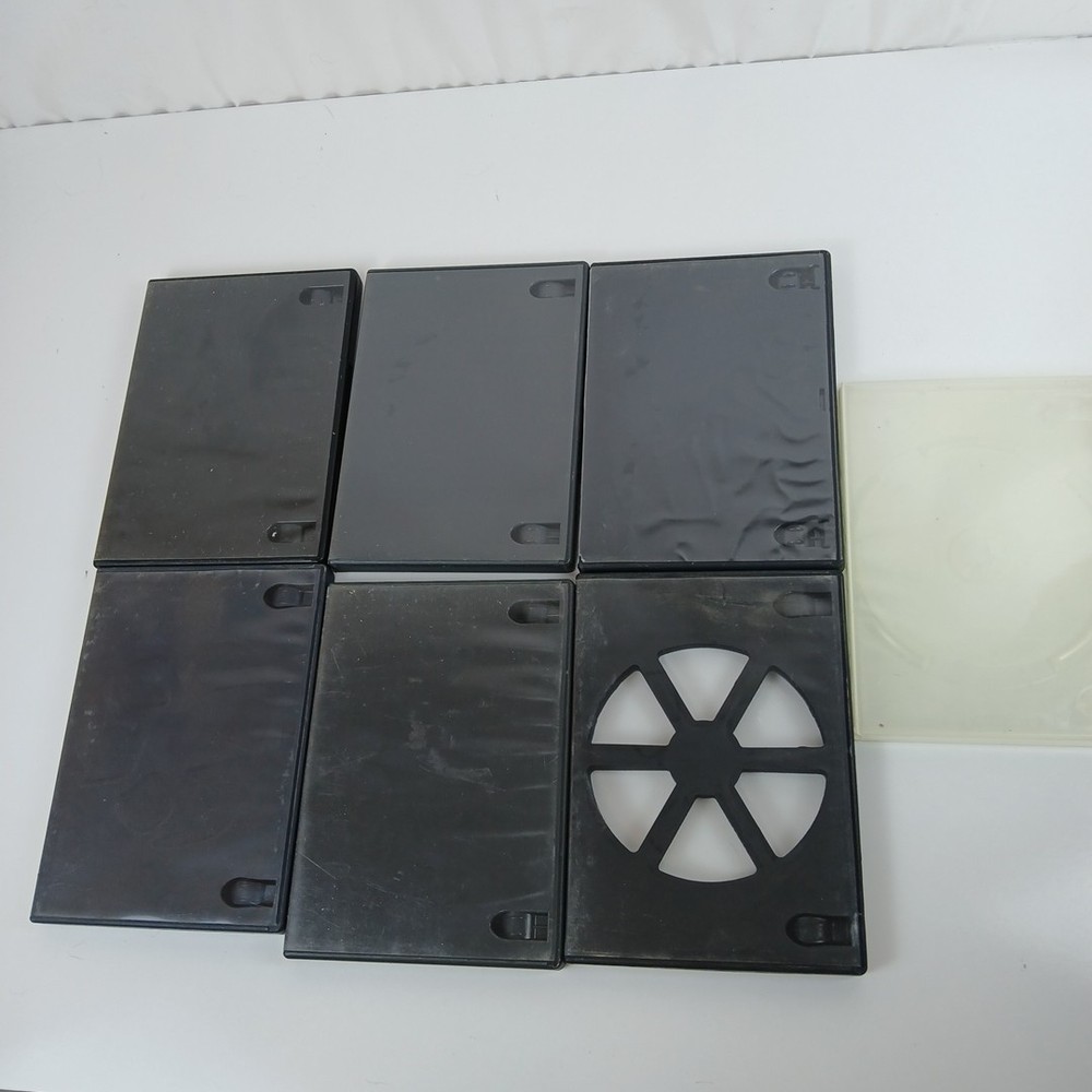 Lot Of 7 Empty Replacement, DVD Disc Cases