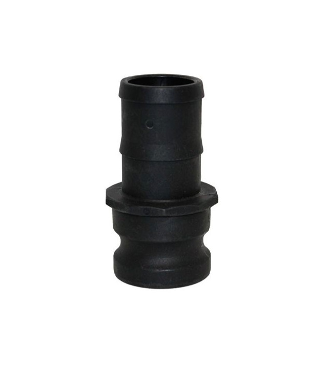 2" Type E Poly Camlock Male Adapter x Hose Barb Polypropylene E200PP