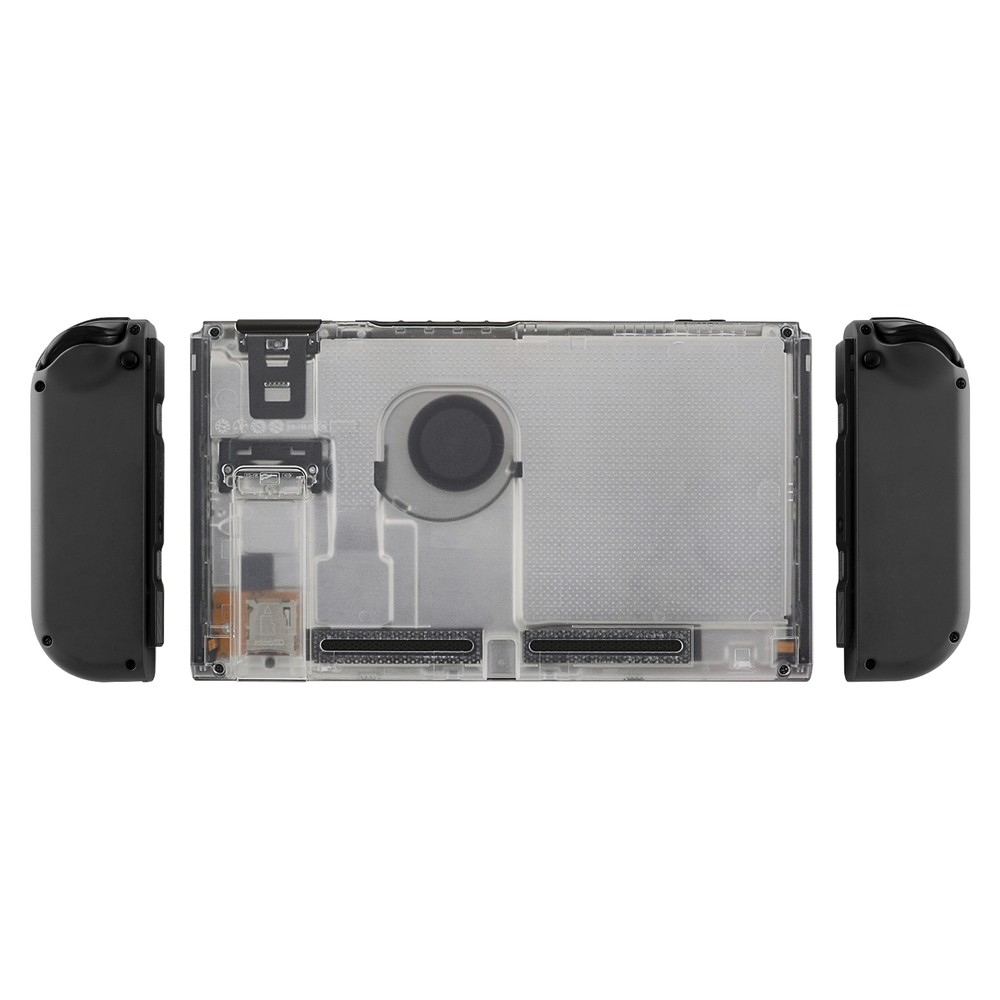Custom Transparent Clear Back Housing Shell Fix Part for Nintendo Switch Console