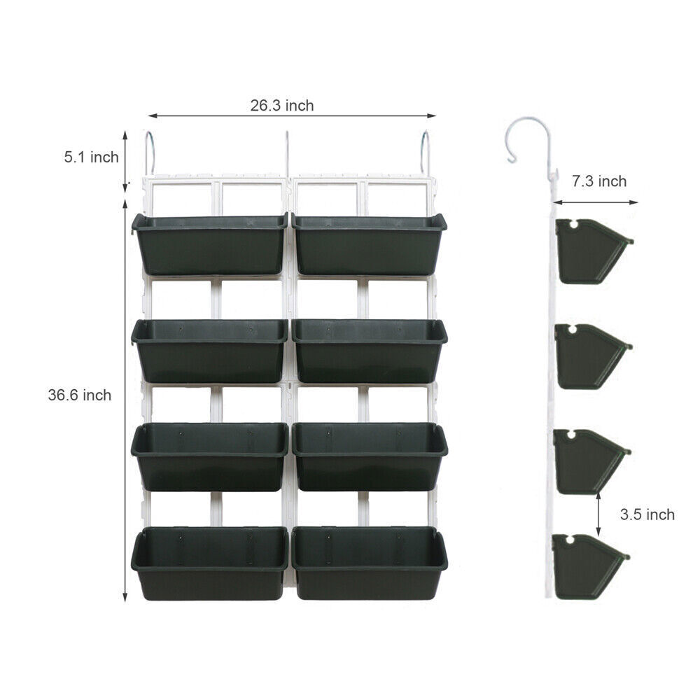 Garden Vertical Planter Outdoor Wall Elevated Raised Bed Flower Herbs Vegetable