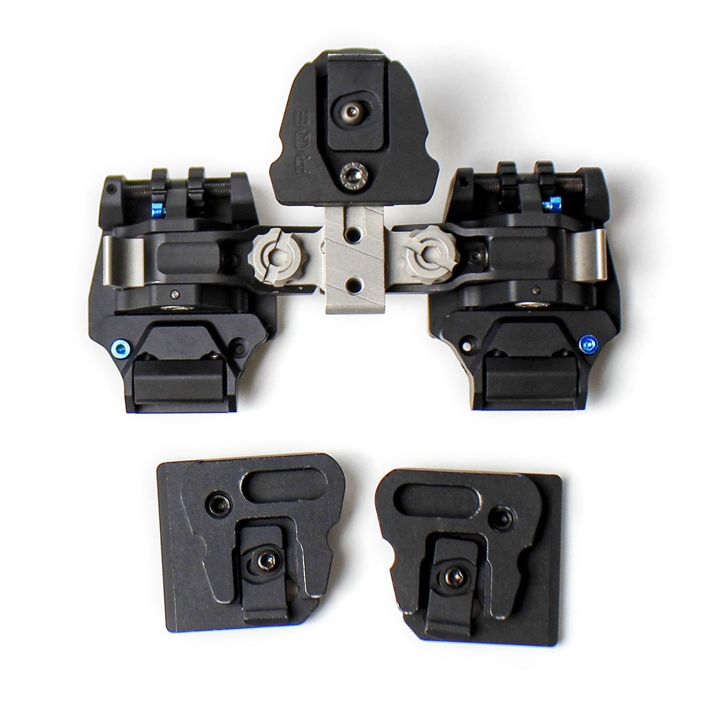 RQE Dual Bridge Mount Night Vision Monocular Conversion K-clip Adapter For Pvs14