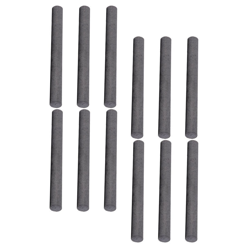 12Pcs Graphite Electrode Carbon Stir Bar Diameter for Casting Tasks