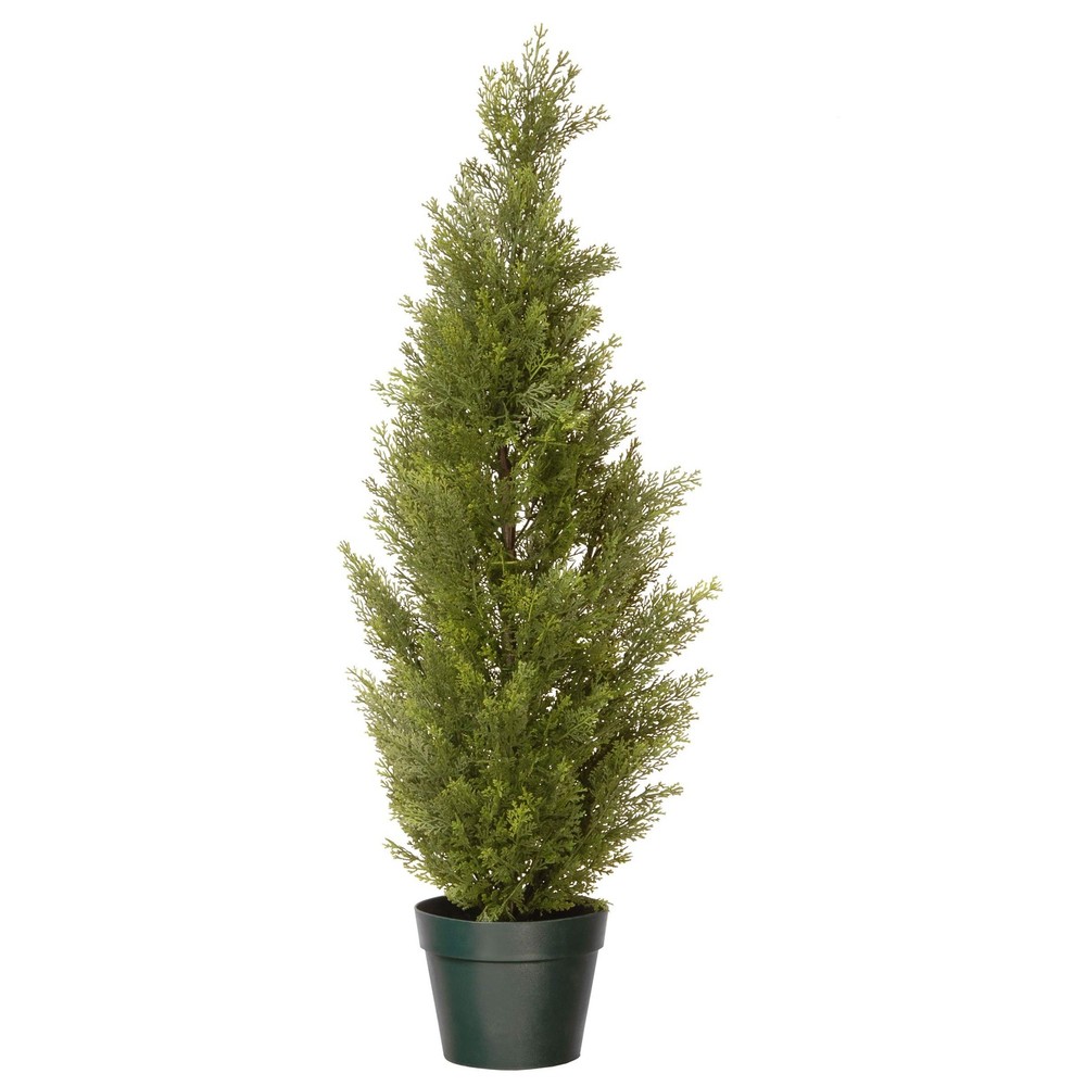 National Tree Company Artificial Shrub | Includes Pot Base | Arborvitae - 36 ...