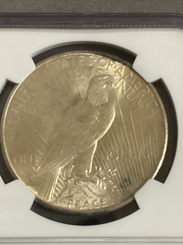 1935 Peace Silver Dollar NGC MS63